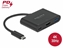 Picture of Delock USB Type-C™ Adapter to HDMI 4K 30 Hz with USB Type-A and USB Type-C™ PD