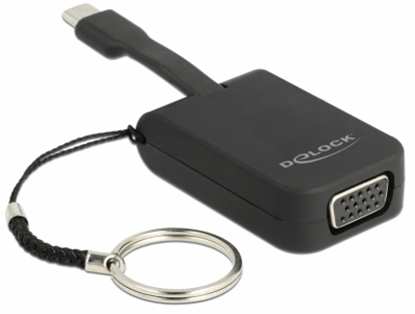 Picture of Delock USB Type-C™ Adapter to VGA (DP Alt Mode) - Key Chain