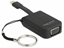 Attēls no Delock USB Type-C™ Adapter to VGA (DP Alt Mode) - Key Chain