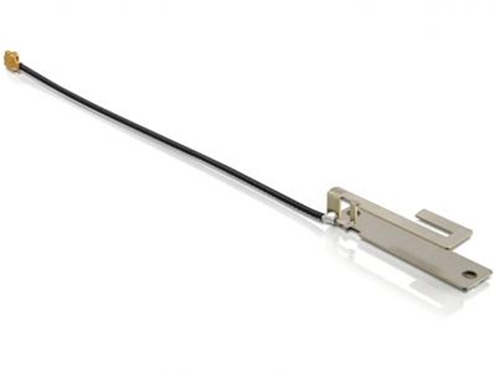 Picture of Delock WLAN Antenna MHFU.FL-LP-068 Compatible Plug 802.11 bgn -5 dBi 75 mm Internal 803 PIFA