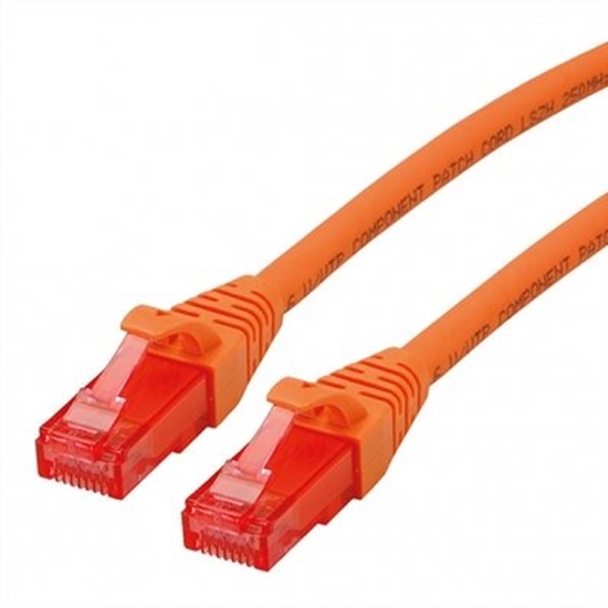 Picture of ROLINE UTP Cable Cat.6 Component Level, LSOH, orange, 0.5 m