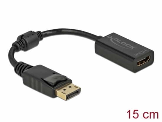 Изображение Delock Adapter DisplayPort 1.1 male to HDMI female Passive black