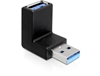 Изображение Delock Adapter USB 3.0 Type-A male  Type-A female angled 90 vertical