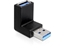 Изображение Delock Adapter USB 3.0 Type-A male  Type-A female angled 90 vertical