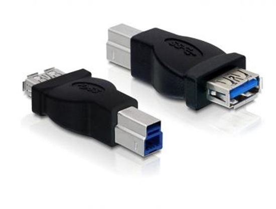 Picture of Delock Adapter USB 3.0-B male  USB 3.0-A female