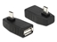 Picture of Delock Adapter USB micro-B male  USB 2.0-A female OTG 270 angled