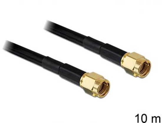 Picture of Delock Antenna Cable RP-SMA Plug  RP-SMA Plug LMR195 10 m