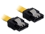 Attēls no Delock cable SATA 70cm straightstraight metal  yellow