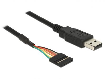Изображение Delock Cable USB male  TTL 6 pin pin header female 1.8 m (5 V)