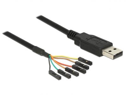 Изображение Delock Cable USB male  TTL 6 pin pin header female separate 1.8 m (3.3 V)