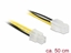 Attēls no Delock Extension cable P4 4 pin male > P4 4 pin female 50 cm