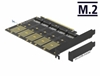 Picture of Delock PCI Express x16 Card to 5 x internal M.2 Key B / SATA