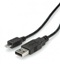 Изображение ROLINE USB 2.0 Cable, USB Type A M - Micro USB B M 1.8 m