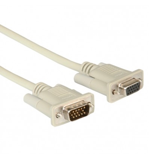 Picture of ROLINE VGA Cable, HD15 F - HD15 M, B-A 10 m