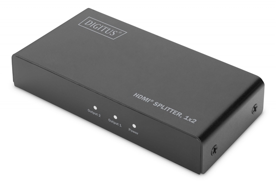 Picture of DIGITUS HDMI Splitter 1x2 4K/60Hz Downscaler schwarz