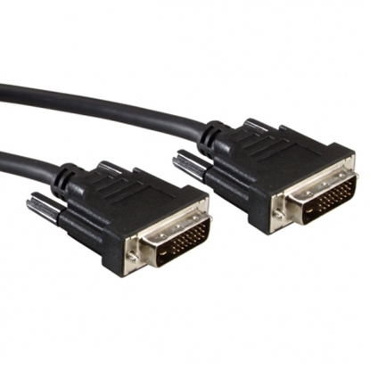 Attēls no Secomp Monitor DVI Cable, DVI M - DVI M, (24+1) dual link, 2.0 m