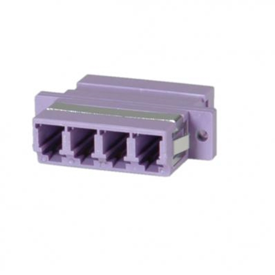 Picture of VALUE Fibre Optic Adapter LC quadruple, OM4 PB