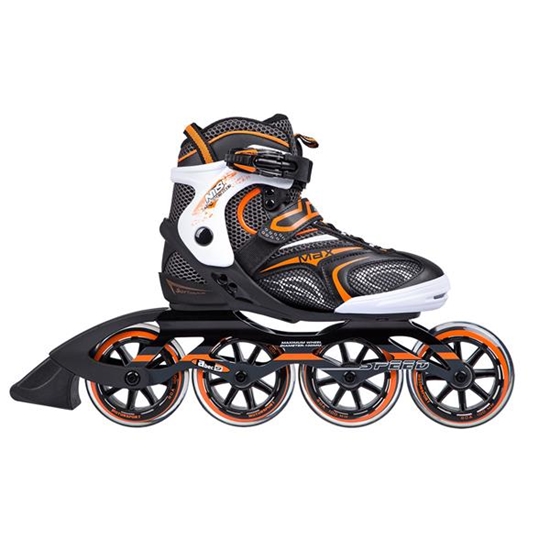 Изображение Skrituļslidas NA1060 S MELNA-ORANŽA 40. IZMĒRA IN-LINE SKATES NILS EXTREME