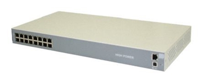 Attēls no 8 ports 10/100Mbps POE switch,25.5W,13inch,100m