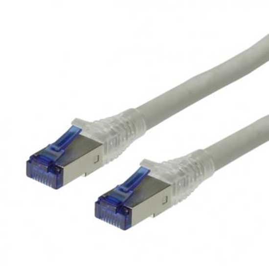 Picture of ROLINE S/FTP Patch Cord Cat.6a, solid, LSOH, grey 70m