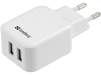 Attēls no Sandberg 440-57 AC Charger Dual USB 2.4+1A EU