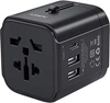 Picture of PA-TA01 Black uniwersalny podróżny adapter sieciowy 2xUSB+1xUSB C | 7.8A | pasuje w 150 krajach