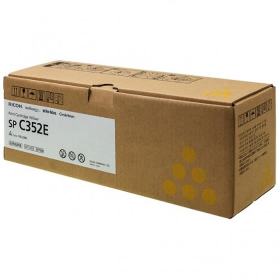 Picture of Ricoh SP C352E toner cartridge 1 pc(s) Original Yellow