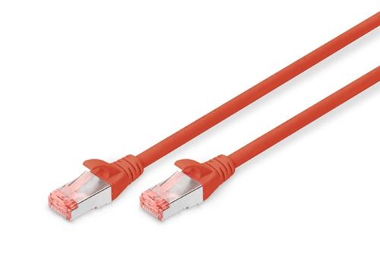 Picture of Digitus RJ-45/RJ-45, kat.6, S/FTP, czerwony, 10m (DK-1644-100/R)