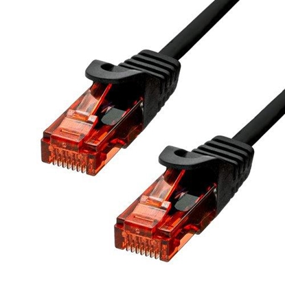 Attēls no ProXtend ProXtend U/UTP CAT6 LSZH AWG 24 CU Black 20M