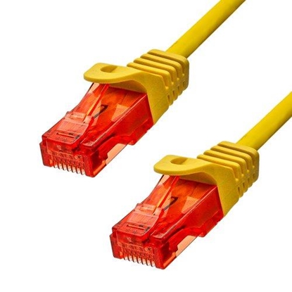 Attēls no ProXtend ProXtend U/UTP CAT6 LSZH AWG 24 CU Yellow 20M