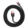 Picture of Lightning USB Cable Baseus Cafule 1.5A 2m (black & red)