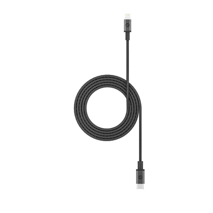 Attēls no mophie Charge and Sync Cable-USB-C to Lightning Cable 1.8M – Black