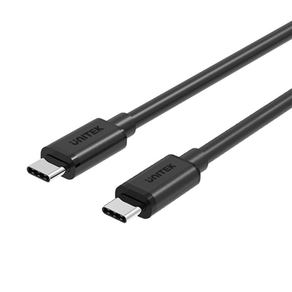 Изображение UNITEK Y-C477BK USB cable 1 m USB 3.2 Gen 1 (3.1 Gen 1) USB C Black