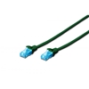 Изображение Patch cord U/UTP kat.5e PVC 1m Zielony 