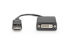 Picture of DIGITUS DisplayPort - DVI Adapt/ Converter, DP-DVI, 15cm, black