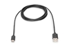 Изображение DIGITUS USB Type-C Anschlusskabel, Type-C - A, 1,8m, schwarz