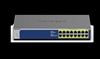 Picture of Netgear GS516PP Unmanaged Gigabit Ethernet (10/100/1000) Power over Ethernet (PoE) Blue, Grey