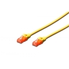 Picture of Patch cord U/UTP kat.6 PVC 0,5m Żółty 