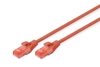 Изображение Patch cord U/UTP kat.6 PVC 3m Czerwony 