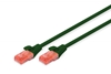 Изображение Patch cord U/UTP kat.6 PVC 3m Zielony 