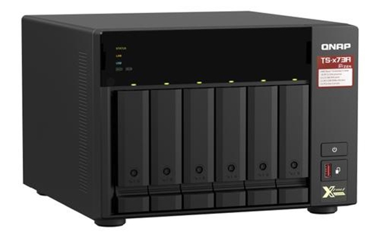 Изображение QNAP TS-673A NAS Tower Ethernet LAN Black V1500B