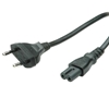 Picture of ROLINE Euro Power Cable, 2-pin, black 1.8 m