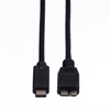 Изображение ROLINE USB 3.1 Cable, C-Micro B, M/M 0.5 m