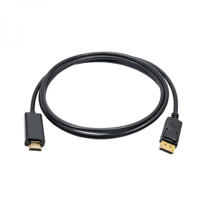 Attēls no Kabel Akyga DisplayPort - HDMI 1.8m czarny (AK-AV-05)