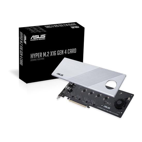 Изображение Pagrindinė plokštė ASUS HYPERM.2X16GEN4CARD