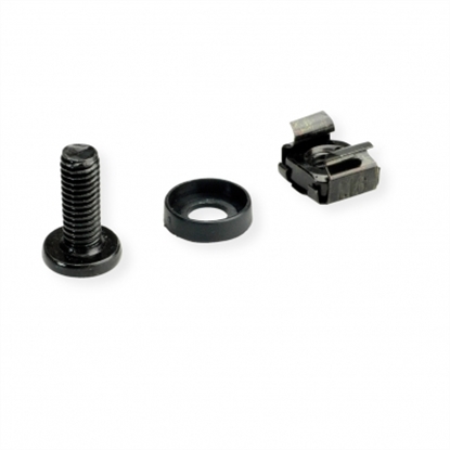 Изображение Roline Mounting material for 19" components, M6, 100 pieces, black