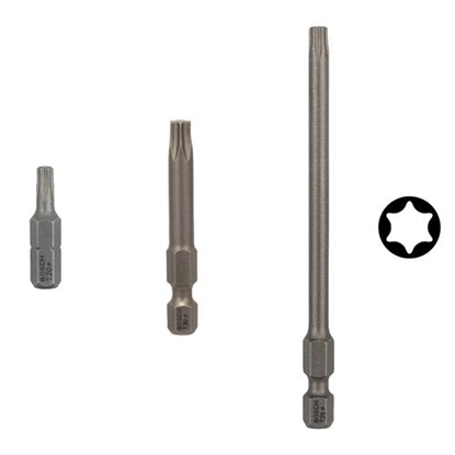 Изображение Bosch 3pcs. Screwdriver Bits T15 XH 25mm