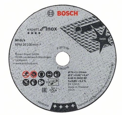 Attēls no Bosch TS 76x1x10mm Expert for Inox, 5 pcs.