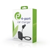 Изображение Gembird 4-port front and back seat car charger 9.6 A