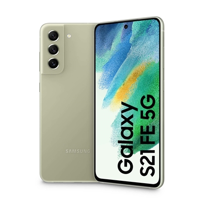 Attēls no Samsung Galaxy S21 FE 5G SM-G990B 16.3 cm (6.4") Dual SIM Android 11 USB Type-C 6 GB 128 GB 4500 mAh Olive